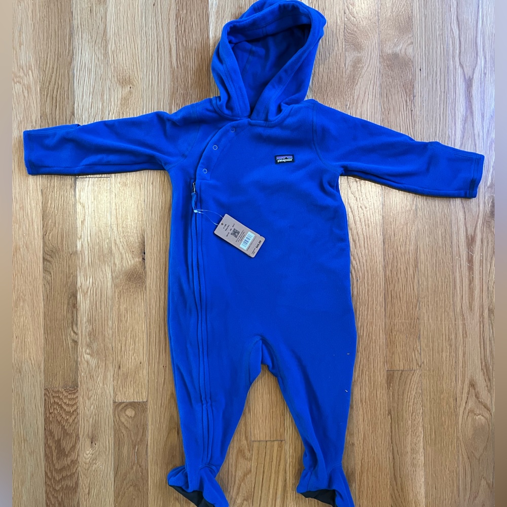 Patagonia - Infant Micro D Bunting Fleece in Blue (Size 6-12M) - NWT (brand new)